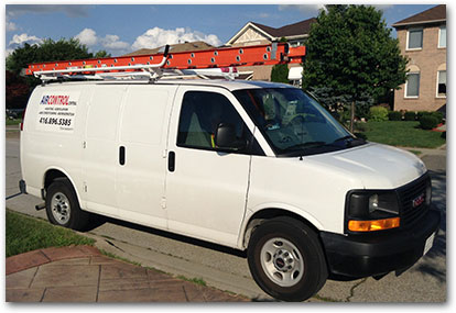 Air Control Central Service Van